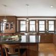 Kitchen without upper cupboards: fresh solutions in the design of kitchen furniture