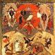 Ikona iz štirih delov, ikone Matere Božje Mehčanje zlih src (Czestochowa), Pomiritev moje žalosti, Reševanje trpljenja zaradi težav, Obnova izgubljenega